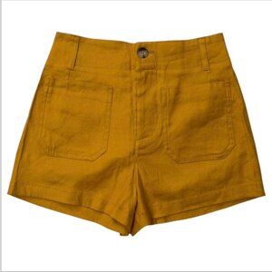 Maeve By Anthropologie The Collete Shorts In Yellow